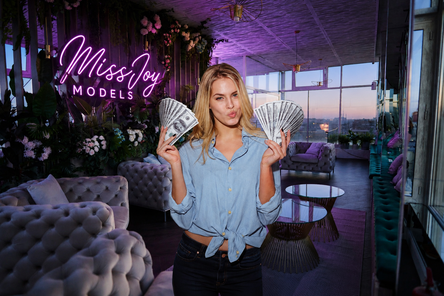 Model MissJoy de top